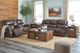Signature Design by Ashley® Buncrana Chocolate Power Reclining Sofa with Adjustable Headrest-5