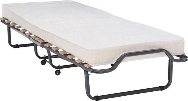 Linon Luxor Dark Gray Folding Bed-0
