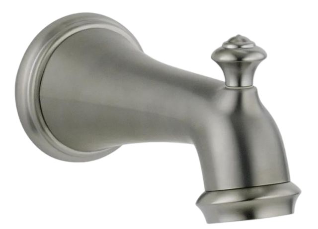 Delta Victorian® Stainless Pull-Up Diverter Tub Spout-0
