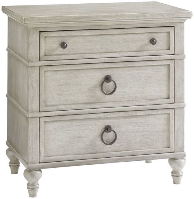 Lexington Home Oyster Bay Cedarhurst Beige Nightstand-0