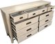 Magnussen Home® Sunset Cove Sanibel Brown Drawer Dresser with Metal Stretchers-3