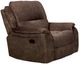 Furniture of America® Henricus Dark Brown Manual Glider Recliner -0