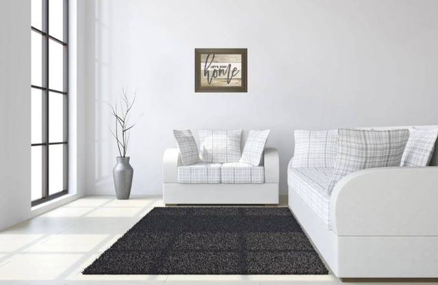 Classy Art Let's Stay Home by Marla Rae Wall Art-3