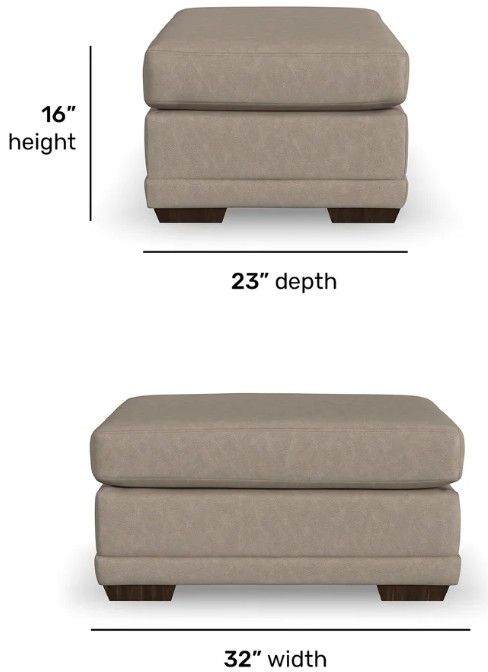 Flexsteel® Customizable Jewel Ottoman-4
