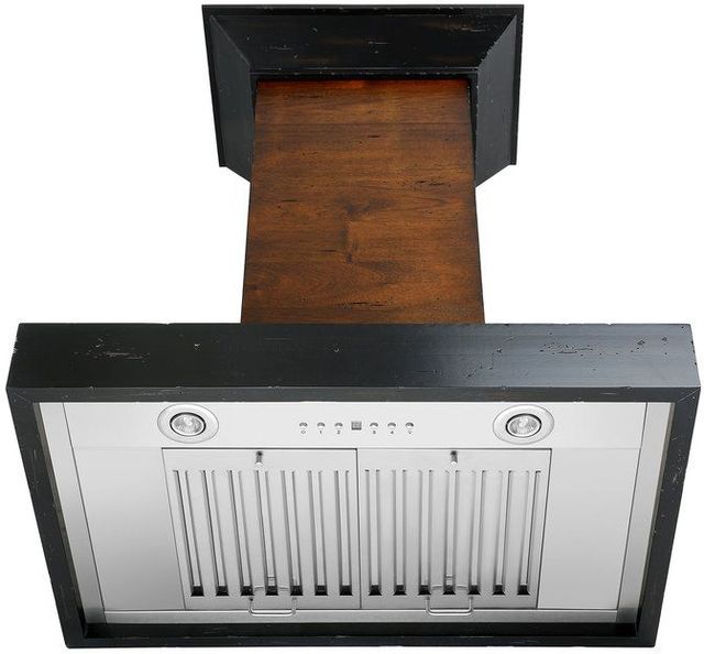 ZLINE Designer Series 30" Antigua/Walnut Wall Mount Range Hood-2