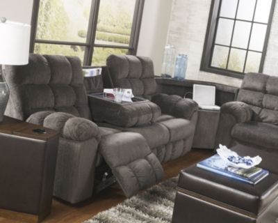 Signature Design by Ashley® Acieona Slate Reclining Sofa-2