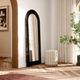 TOV Furniture Tanya Black Floor Mirror-1