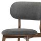 VIG Furniture Modrest Donald 2-Piece Dark Gray/Walnut Dining Chair Set-1