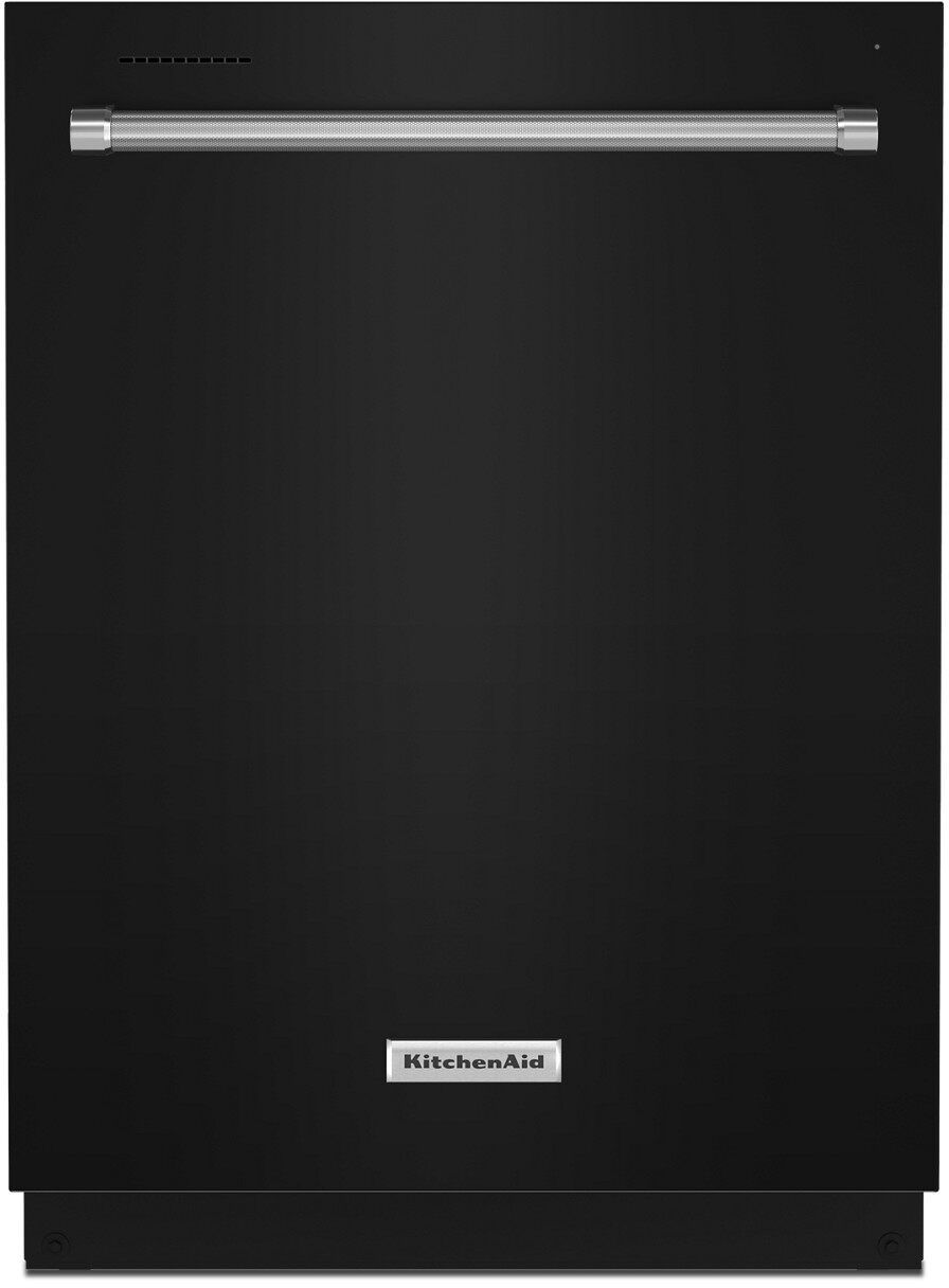 KitchenAid® 24" Black Top Control Built In Dishwasher