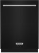 KitchenAid® 24" Black Top Control Built In Dishwasher-0