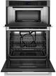 Maytag® 30” Fingerprint Resistant Stainless Steel Oven/Micro Combo Electric Wall Oven with EvenAir™ True Convection System-1