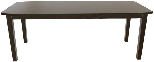 Mavin Customizable 60" Boat Extendable Dining Table with 2 Leaves-1