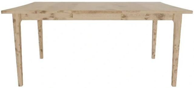 Mavin Customizable 42" x 48" Concave Extendable Dining Table with 18" Leaf-1