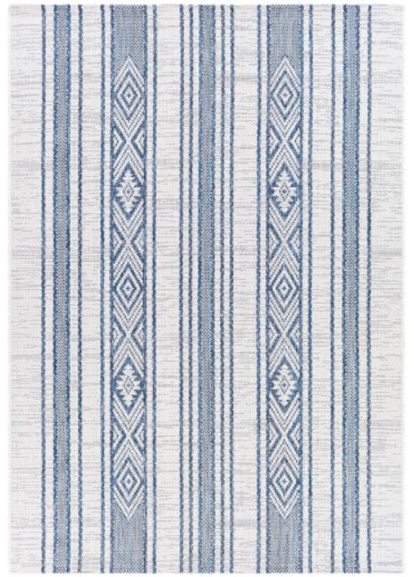 Surya Eagean Navy/Off-White 4'x6' Area Rug-0