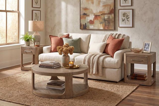 Liberty Furniture South Bend 3-Piece Burnished Clay Optional Occasional Table Set-3