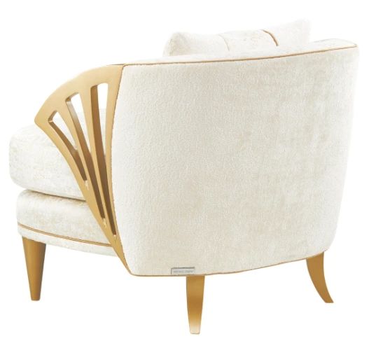 Michael Amini® La Terrazza Light Champagne/Starlight Accent Chair-3