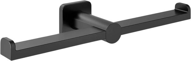 KOHLER® Parallel® Matte Black Double Toilet Paper Holder-0