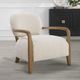 Uttermost® Telluride Natural Shearling Accent Chair-1