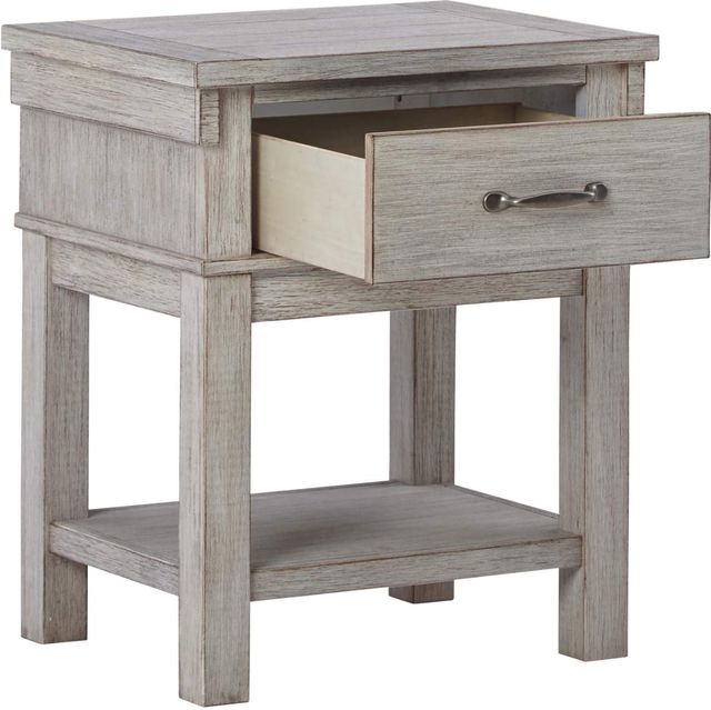Signature Design by Ashley® Hollentown Whitewash Night Stand-2