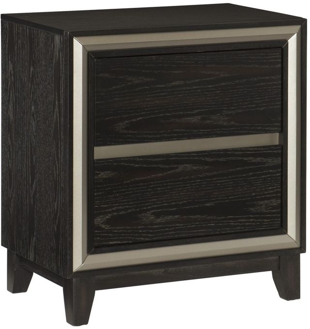Mazin Furniture Grant Ebony Nightstand-3