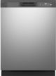 GE® 24" Stainless Steel Built-In Dishwasher with Front Controls and Power Cord-0
