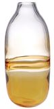 A & B Home Clear/Yellow 14" Vase-0