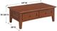 Whittier Wood® Furniture McKenzie Glazed Antique Cherry Lift Top Coffee Table-2
