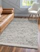 KAS Rugs Darcy Ivory Charcoal 5'x8' Area Rug-4