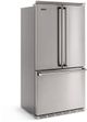 Viking® 3 Series 19.8 Cu. Ft. Stainless Steel Counter Depth Freestanding French Door Refrigerator-1