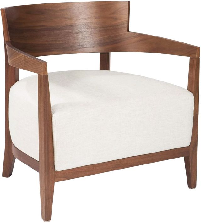 Moe's Home Collection Volta Cream White Arm Chair-0
