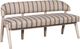 Vanguard® Furniture Customizable Waverly Fabric Bench -0
