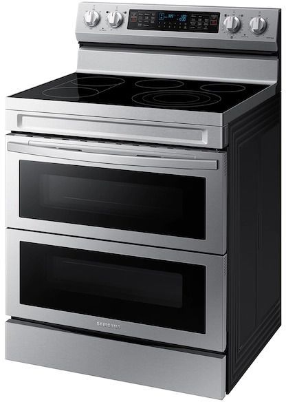 Samsung 30" Fingerprint Resistant Stainless Steel Freestanding Electric Range-3