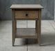Amish Works Driftwood Brown End Table-1