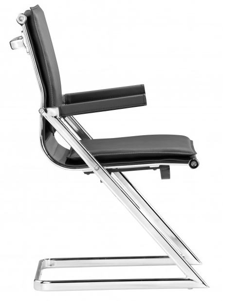 Zuo® Modern Lider Plus Black Conference Chair-1