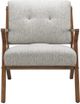 Olliix by INK+IVY Light Grey Rocket Lounge Chair-0