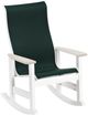 Telescope Casual Customizable Leeward Fabric/Plastic Outdoor Sling Supreme Rocker with Rustic Arms-0