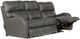 Catnapper® Angelo Gunmetal Leather Power Lay Flat Reclining Sofa with Power Adjustable Headrest-1