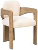 Four Hands Woltz Crypton Wayfarer Snow/Drifted Oak Dining Chair-0