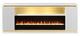 Furniture of America® Medea White 71" TV Stand with Electric Fire Place-2