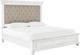 Benchcraft® Kanwyn Whitewash Queen Upholstered Panel Bed-0