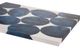 Olliix by INK+IVY Painted Puzzle Blue Heavy Gel Coat Canvas-2