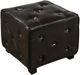 Brassex Inc. Espresso Ottoman-0