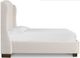 Bassett® Furniture Customizable Paris California King Upholstered Panel Arched Bed-2