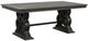 Mazin Furniture Arasina Distressed Dark Pewter Dining Table-1