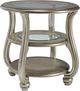 Millennium® by Ashley® Coralayne 2-Piece Silver Finish Living Room Table Set-1