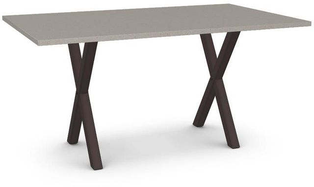 Amisco Customizable Alexis 36" Thermo Fused Laminate Table -0