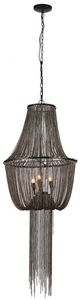 A & B Home Black Metal Chandelier-0