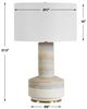 Uttermost® Armitage Speckled Matte Table Lamp-3