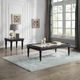 ACME Furniture Tayden White End Table with Black Base-1