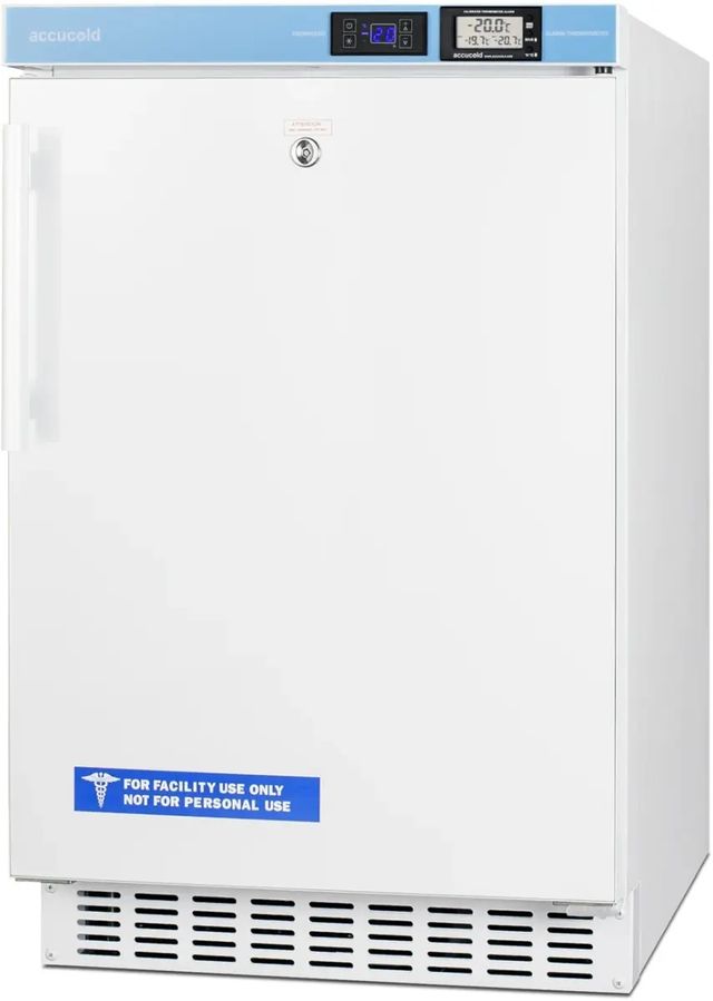 Accucold® 20" 2.7 Cu. Ft. White Under Counter Pharmacy Freezer-1
